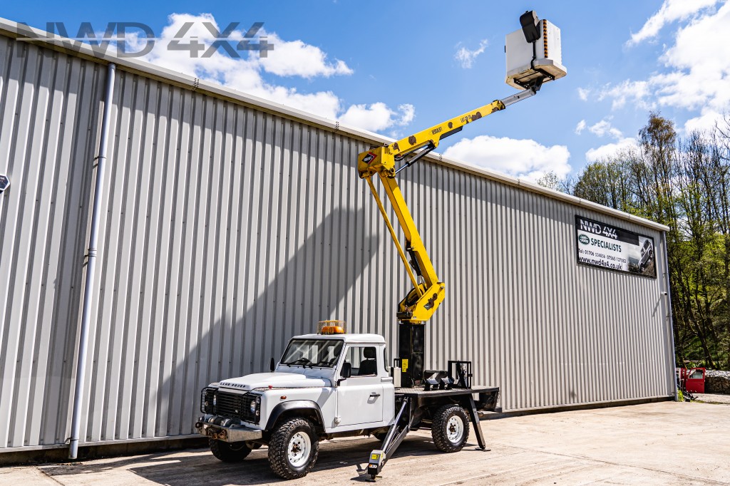 Used LAND ROVER DEFENDER CHASSIS CAB 130 TDCi CHERRY PICKER in Lancashire