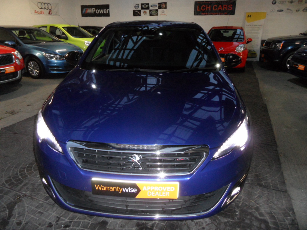 PEUGEOT 308 1.6 BLUE HDI GT LINE 5 DOOR SPORT HATCH 120-PS FSH LOW