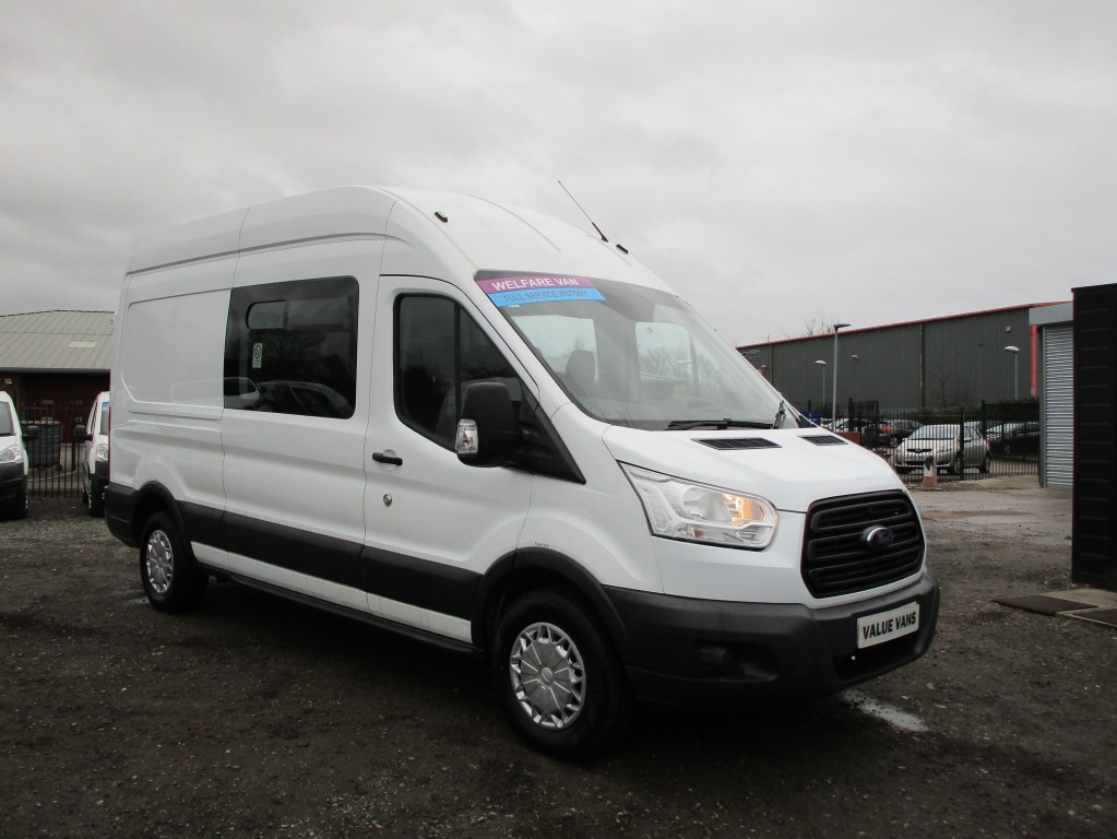 FORD TRANSIT WELFARE/MESS VAN L3 125 BHP T350 - 7 SEATS - FSH For Sale ...