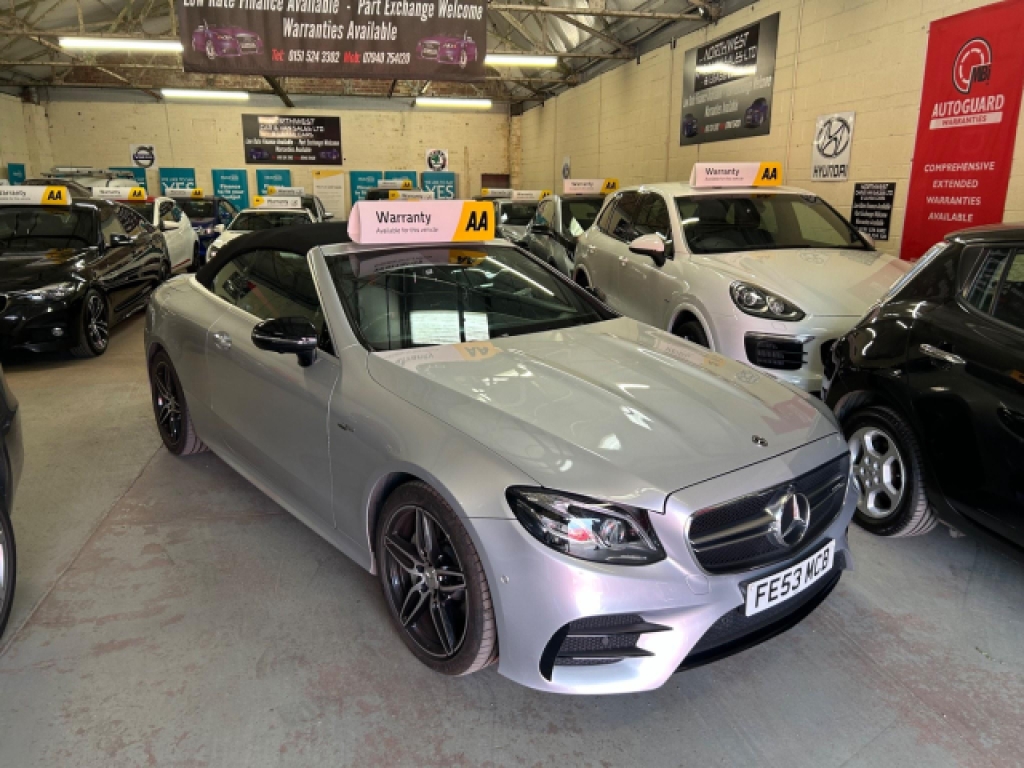 2020 (20) MERCEDES-BENZ E CLASS 3.0 E53 MHEV EQ Boost AMG Cabriolet SpdS TCT 4MATIC+ Euro 6 (s/s) 2dr | 32,890 miles
