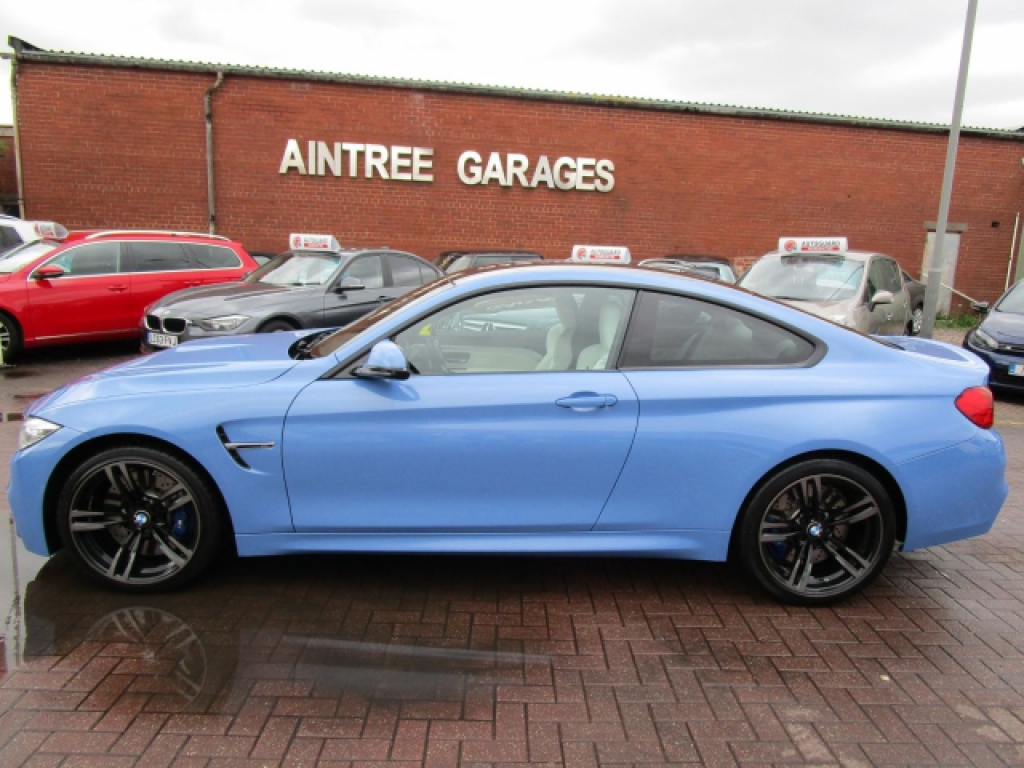 2016 BMW 4 SERIES 3.0 M4 2d AUTO 426 BHP HEAD UP DISPLAY IVORY LEATHER | 15,853 