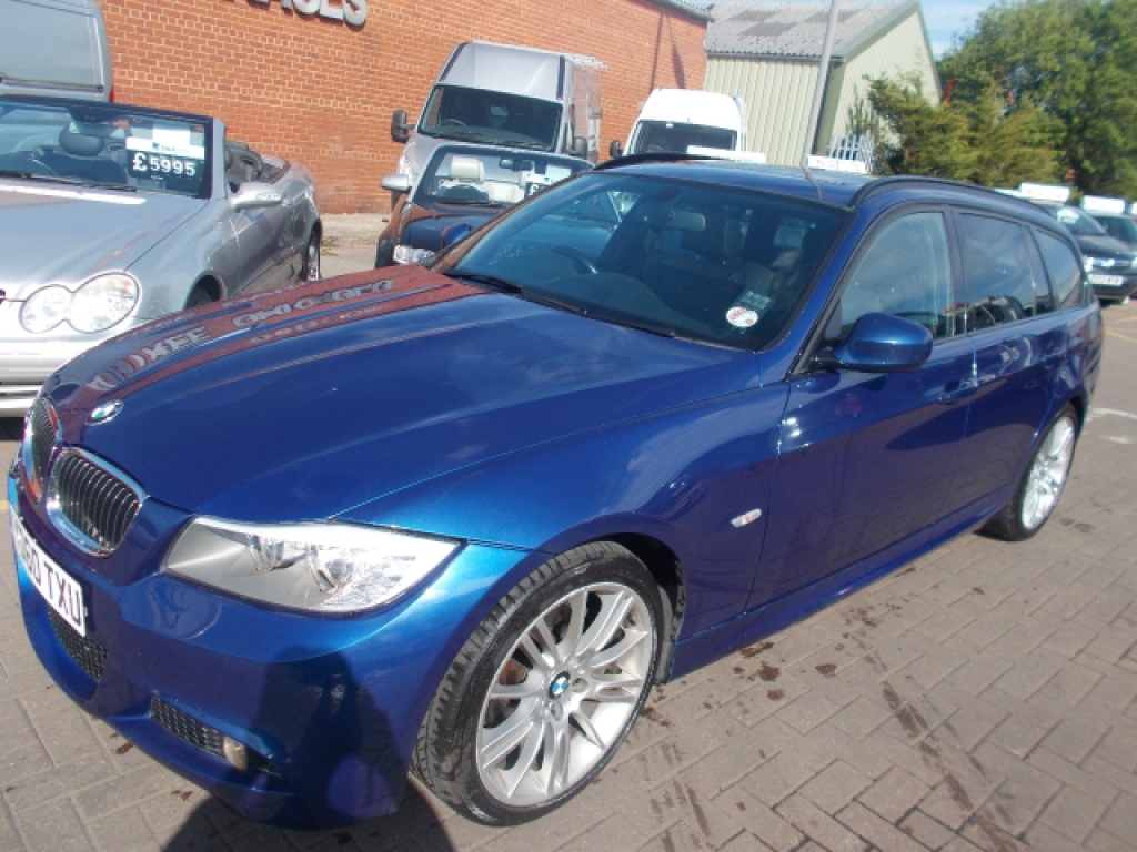 2010 BMW 3 SERIES 2.0 320D M SPORT BUSINESS EDITION TOURING 5d 181 BHP FULL GLASS ROOF/BLACK | 98,000 